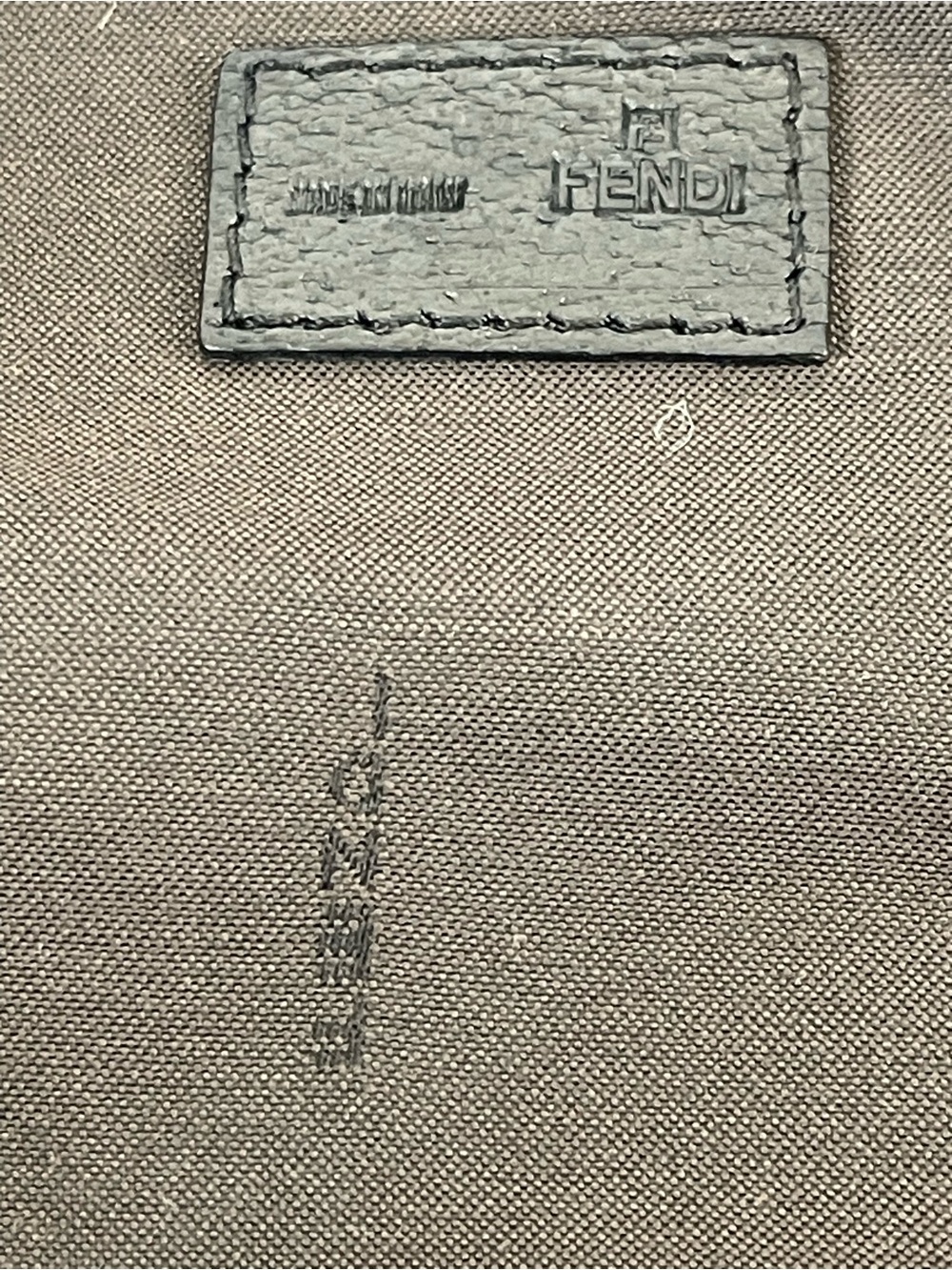 Fendi black Zucca nylon tote bag - Picture 13 of 15